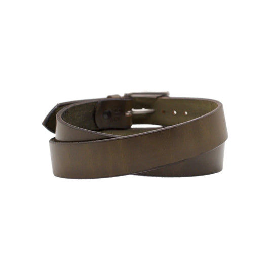 Men's Olive Green Classic Cedar Leather Belt