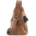 The Cross Leather Backpack-Leather backpacks-Premium Leather Store